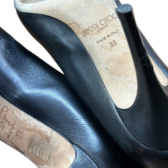 Jimmy Choo Leather Ankle Booties - Picture 4 of 8